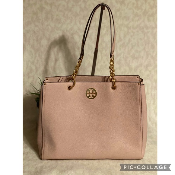 ✨Like New Tory Burch Large Leather Tote Bag - Picture 1 of 10